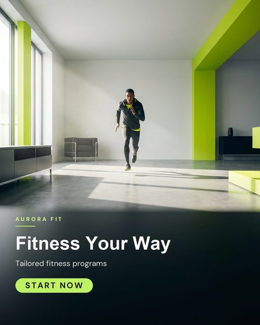 Aurora Fit Meta · Feed vertical, Positive framing